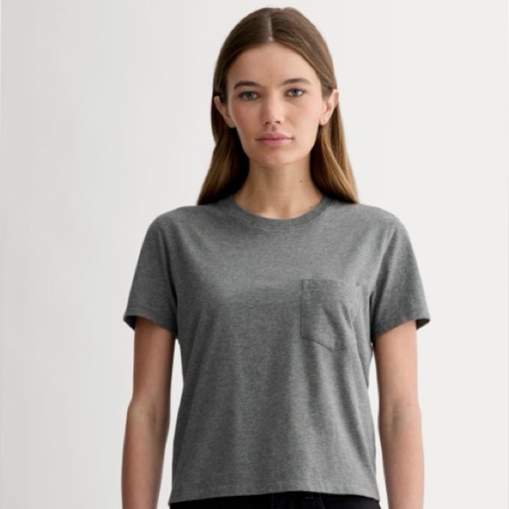Everlane The Box-Cut Tee in Essential Cotton
